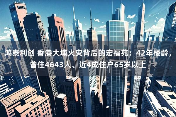 鸿泰利创 香港大埔火灾背后的宏福苑：42年楼龄，曾住4643人、近4成住户65岁以上