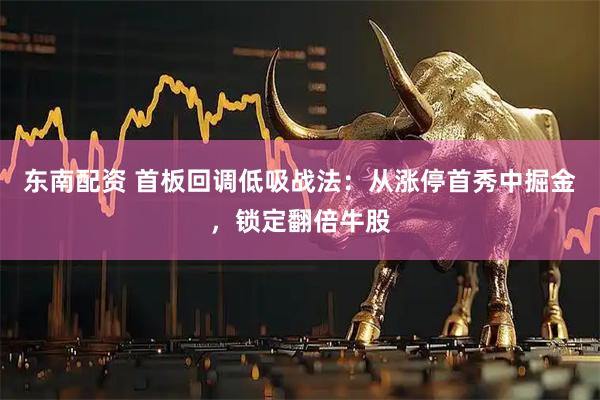 东南配资 首板回调低吸战法：从涨停首秀中掘金，锁定翻倍牛股